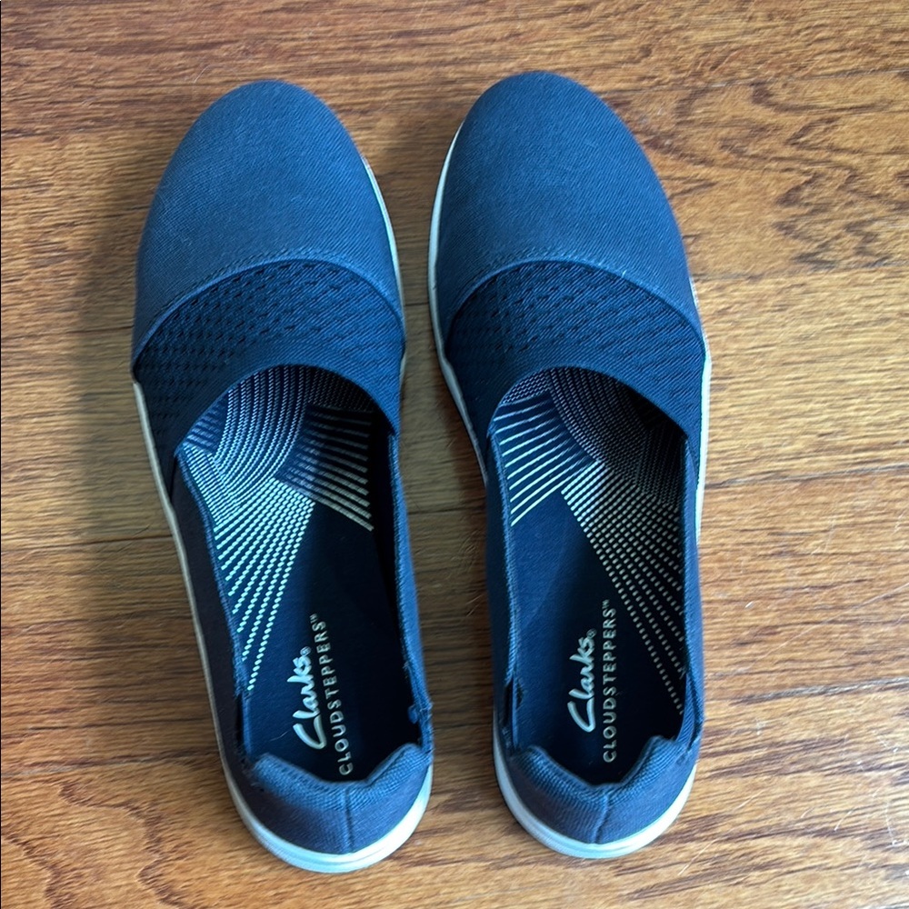 Clarks Blue Casual Flats